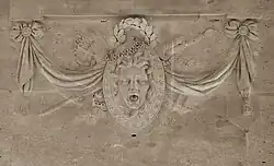 Медуза Горгона. Барельеф лестницы