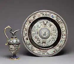 Последователь Бернара Палисси по оригиналу из олова Франсуа Брио. Ок. 1600 г. Фаянс, роспись. Метрополитен-музей, Нью-Йорк