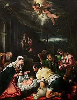 Поклонение пастухов. Ок. 1575. Холст, масло. Музей Варшавской архиепархии