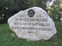 Памятник Анри-Альберу Госсу в Женеве