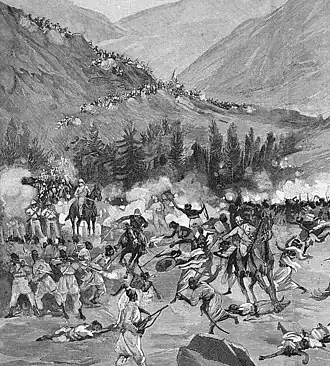 Битва при Коатите, гравюра Эда Хименеса