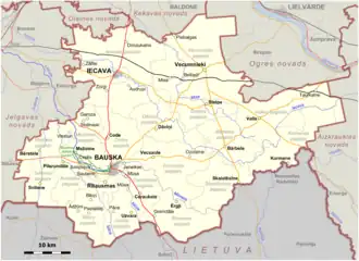 Цоде на карте