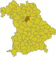 Нюрнбергер-Ланд на карте