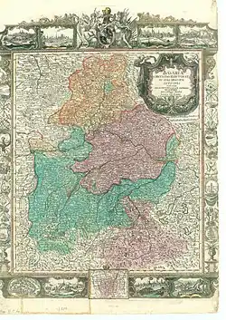 Курфюршество Бавария в 1742 г. Графство Хаг - на юге Баврии-Ландсхут, рядом с Мюнхеном.