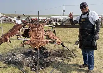 Шеф-повар из проекта ARTGER (Монголия) на гастрофестивале