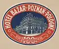 Столетие гостиницы Базар 1938 г. - источник: Государственных Архив в Познани