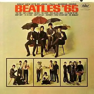 Обложка альбома The Beatles «Beatles ’65» (1964)
