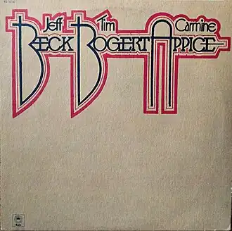 Обложка альбома Beck, Bogert & Appice «Beck, Bogert & Appice» (1973)