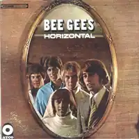Обложка альбома Bee Gees «Horizontal» (1968)