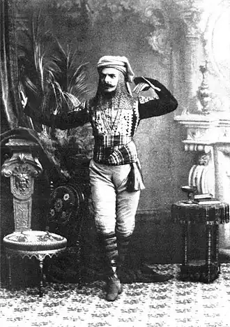 А.Ф. Бекефи  в постановке «Лезгинка»