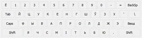 Белорусская раскладка клавиатуры в Windows 8
