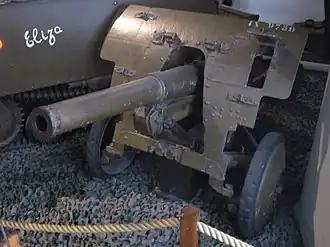 Орудие в Бельгийском музее королевской армии и военной истории