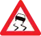 Slipgevaar/Chaussée glissante