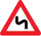 Bocht(en), eerst naar links/Succession de virages