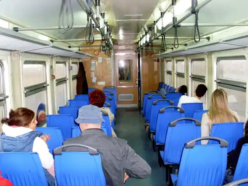 Салон электропоезда ЭР31 системы«Беовоз»