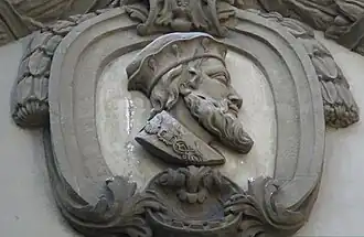 Профиль Бертольда V. Башня в Берне, Швейцария