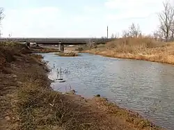 Мост через Бердянку на шоссе Оренбург — Беляевка