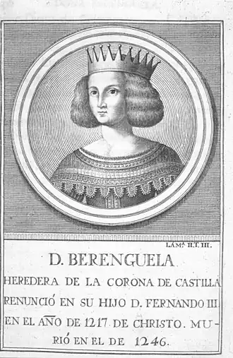 Беренгария Великая, королева Кастилии и супруга короля ЛеонаМануэль Мариано Родригес, 1788 год