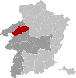 Расположение муниципалитета на карте провинции