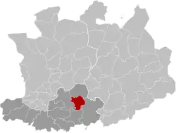 Расположение муниципалитета на карте провинции
