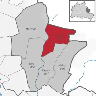 Расположение района в округеМарцан-Хеллерсдорф