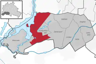 Расположение района в округеШтеглиц-Целендорф