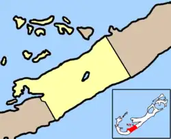 Округ Уорик на карте