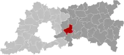 Расположение муниципалитета на карте провинции