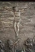 Распятие. Рельеф. Деталь. 1475. Бронза. Барджелло, Флоренция