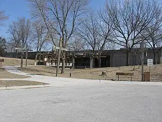 Здание с экспозицией предметов с утонувшего парохода Steamboat Bertrand