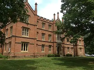 Старое здание Бексли Холл, колледж Кеньон, Гамбиер, штат Огайо