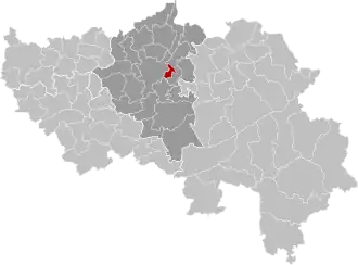 Расположение муниципалитета на карте провинции