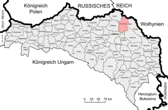 Округ Каменка-Струмиловская на карте