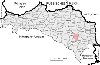 Округ Станислав на карте