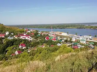 Вид на подгорную часть села