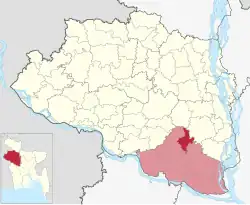 Бхангура на карте