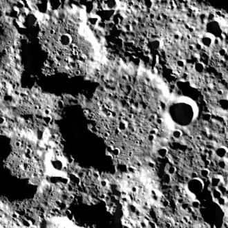 Снимок зонда Lunar Reconnaissance Orbiter