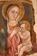 Мадонна с Младенцем. Ок. 1390. Дерево, темпера. Церковь Сан-Леолино, Риньяно-суль-Арно, Тоскана
