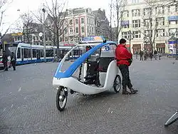 Велотакси в Амстердаме