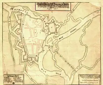 Брестский замок, 1657 г.