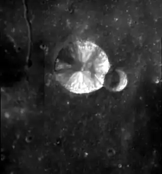 Снимок зонда Clementine