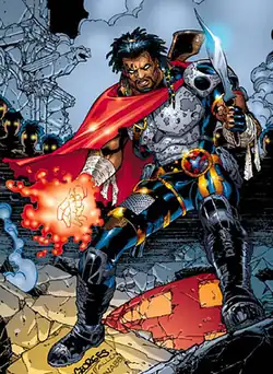 Бишоп на обложке Bishop: The Last X-Man № 1художник Джордж Дженти