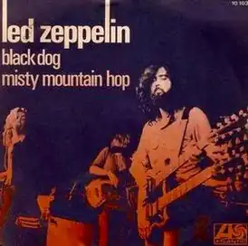 Обложка сингла Led Zeppelin «Misty Mountain Hop» (1971)