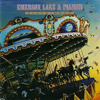 Обложка альбома Emerson, Lake & Palmer «Black Moon» (1992)