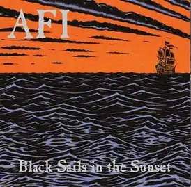 Обложка альбома группы AFI «Black Sails in the Sunset» (1999)