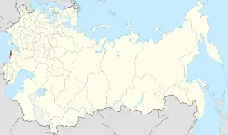 Черноморская губерния на карте