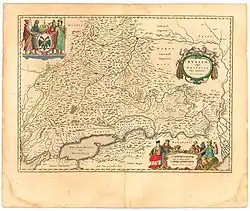 Совместное употребление: Russia vulgo Moscovia, Космография Блау, 1645
