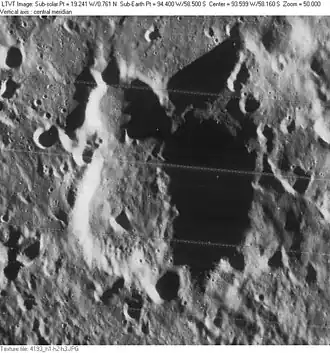 Снимок зонда Lunar Orbiter - IV.