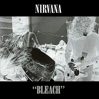 Обложка альбома Nirvana «Bleach» (1989)