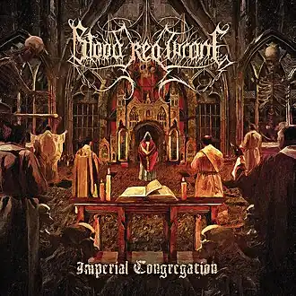 Обложка альбома Blood Red Throne «Imperial Congregation» (2021)